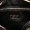 Prada Leather Perspective Cubes Shoulder Bag Secondhand