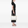Fendi Coated Canvas Trimmed Zucca Mesh Tote Secondhand