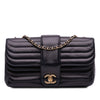 Chanel CC Horizontal Quilted Lambskin Double Flap Secondhand