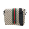 Gucci GG Supreme Web Flap Messenger Bag Secondhand
