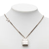 Louis Vuitton Brass Monogram Trunk Pendant Necklace Secondhand