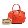 Burberry Heritage Grain Check Embossed Orchard Bowling Bag Secondhand