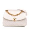 Chanel Quilted Lambskin Curved Flap Secondhand