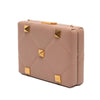 Valentino Calfskin Roman Stud Box Clutch on Strap Secondhand