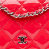 Chanel CC Patent Wallet on Chain Secondhand