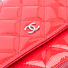 Chanel CC Patent Wallet on Chain Secondhand