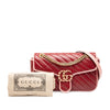 Gucci Medium GG Marmont Matelasse Diagonal Leather Torchon Shoulder Bag Secondhand