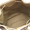 Prada Canapa Logo Jacquard Bucket Bag Secondhand