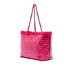 Chanel Quilted Tweed PVC Funny Tote Secondhand