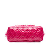 Chanel Quilted Tweed PVC Funny Tote Secondhand