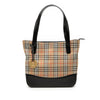 Burberry Haymarket Check Canvas Tote Secondhand