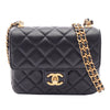 Chanel Mini Square Classic Lambskin Coco Charms Single Flap Secondhand