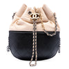 Chanel Small Bicolor Quilted Calfskin Gabrielle Bucket Bag Secondhand