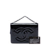 Chanel Mini CC Patent Clutch With Chain Secondhand