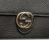 Gucci Leather Interlocking G Dollar Wallet on Chain Secondhand