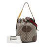 Gucci GG Supreme Neo Vintage Drawstring Bucket Bag Secondhand