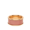Hermès Medium Gold Plated Enamel H Diamant Uni Ring Secondhand