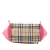 Burberry Small Haymarket Check Coated Canvas and Calfskin Canterbury Tote Secondhand