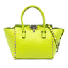 Valentino Small Leather Rockstud Double Handle Tote Secondhand