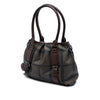 Burberry Small Smoke Check Coated Canvas Northfield Satchel Secondhand