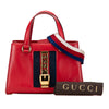 Gucci Leather Sylvie Web Top Handle Satchel Secondhand