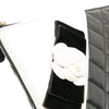Chanel Large Quilted Lambskin Camellia O Case Clutch Secondhand