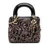 Secondhand Dior Mini Tweed Rose Embroidered Lady Dior
