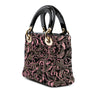 Secondhand Dior Mini Tweed Rose Embroidered Lady Dior