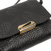 Burberry Embossed Grain Check Leather Langley Crossbody Secondhand
