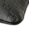 Gucci Medium GG Emblem Embossed Leather Shoulder Bag Secondhand