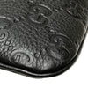 Gucci Medium GG Emblem Embossed Leather Shoulder Bag Secondhand