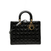 Dior Large Patent Cannage Lady Dior Secondhand