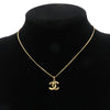 Chanel CC Gold Plated Pendant Necklace Secondhand