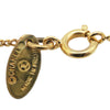 Chanel CC Gold Plated Pendant Necklace Secondhand