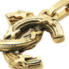 Chanel CC Gold Plated Pendant Necklace Secondhand