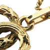 Chanel CC Gold Plated Pendant Necklace Secondhand