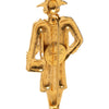 Chanel Gold Plated Coco Mademoiselle Pin Brooch Secondhand
