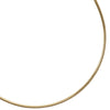 Dior Convertible Gold Plated Logo Oval Pendant Necklace Secondhand