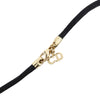 Dior Convertible Gold Plated Logo Oval Pendant Necklace Secondhand