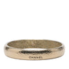 Chanel Gold Plated Logo Bangle Secondhand