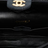 Chanel Medium Classic Chevron Calfskin Pleated Double Flap Secondhand