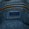 Prada Large Denim Canapa Logo Tote Secondhand