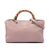 Gucci Medium Calfskin Bamboo Shopper Satchel Secondhand