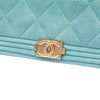 Chanel Quilted Velvet Boy Wallet On Chain Secondhand