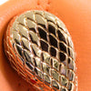 Bvlgari Leather Serpenti Cabochon Phone Case Crossbody Secondhand