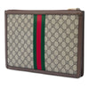 Secondhand Gucci GG Supreme Web Ophidia Clutch