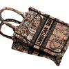 Dior Mini Embroidered Canvas Jardin Magique Vertical Book Tote Secondhand