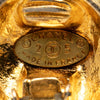 Chanel CC Quilted Gold Plated Clip On Earrings Secondhand