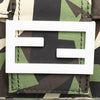 Fendi Camouflage Nylon Convertible Baguette Satchel Secondhand