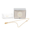 Dior Gold Plated Strass CD Logo Oval Pendant Necklace Secondhand